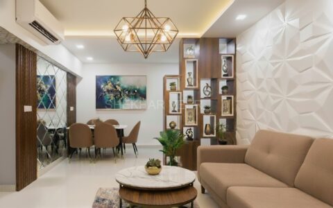 living room residential interior design